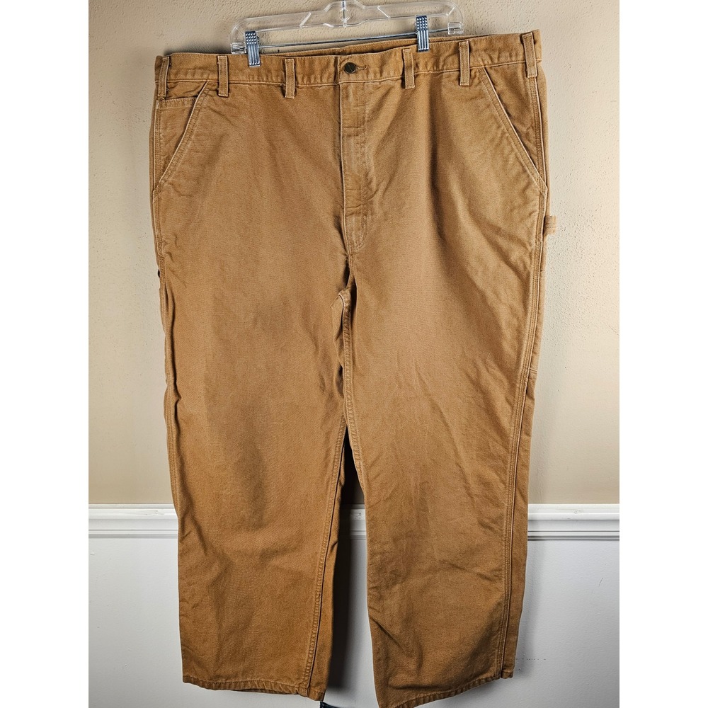Carhartt‎ Mens Brown Cargo Work Pants 48x30